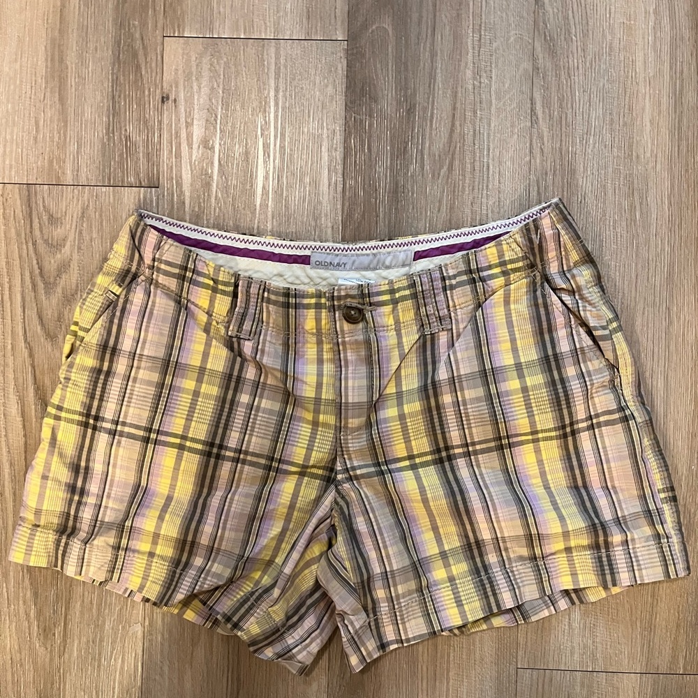 Vintage Old Navy Plaid Shorty Shorts
